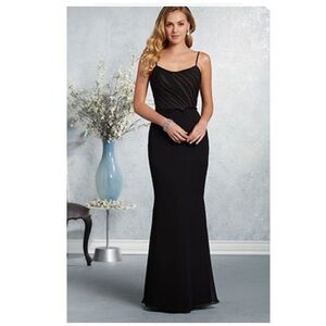 Alfred Angelo Black Maxi Dress